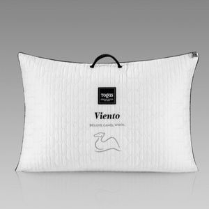 Togas Viento Camel Wool Pillow (Standard)